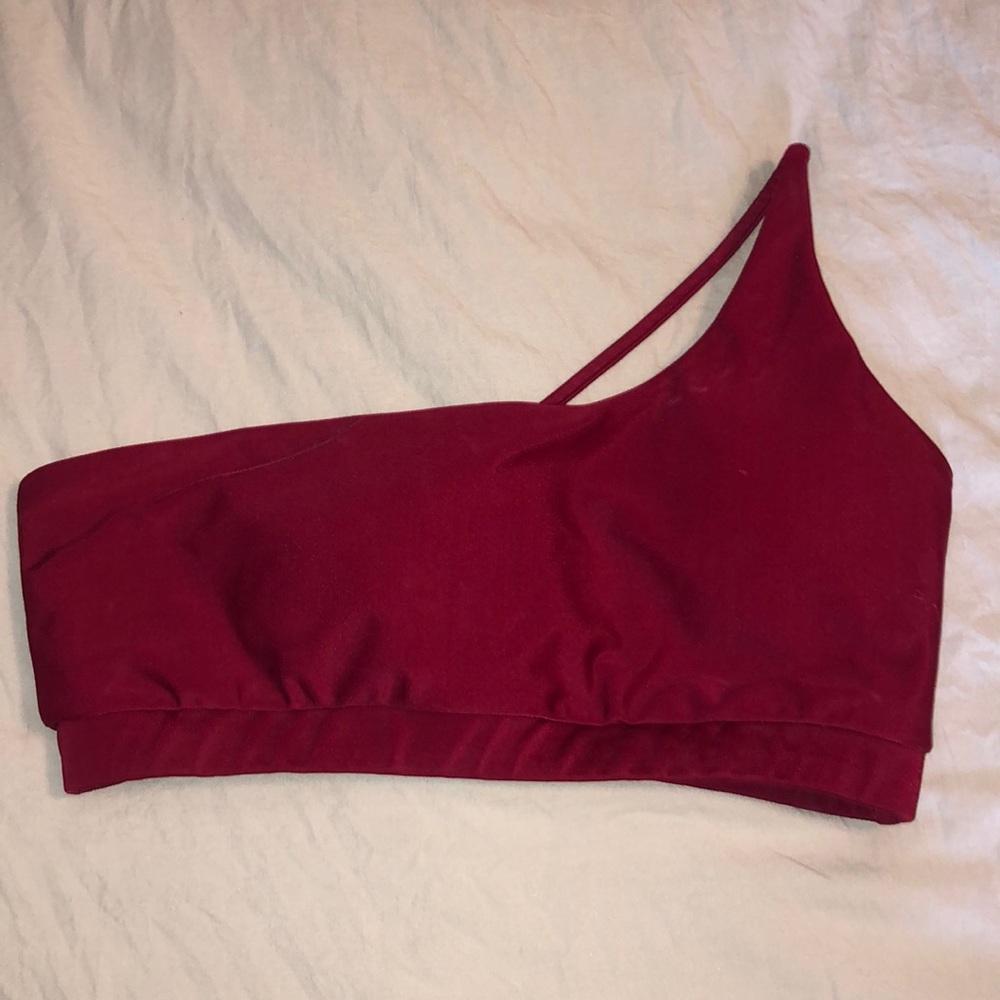 One shoulder bikini top